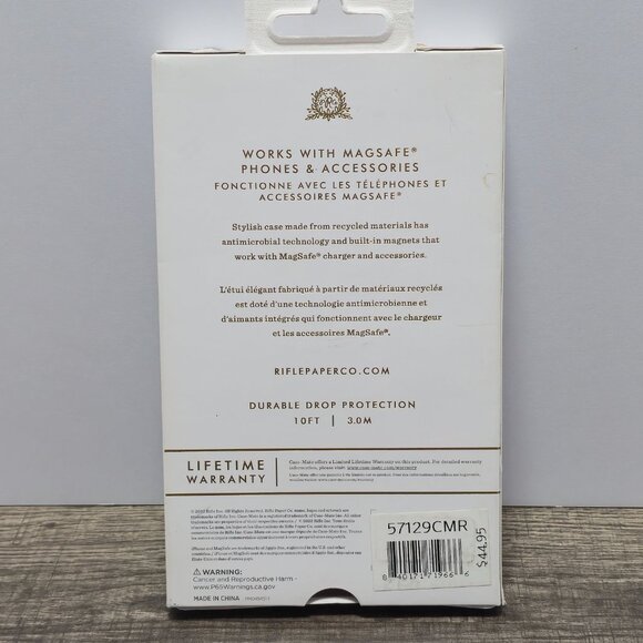 Rifle Paper Co Cell Phone Case iPhone 14 Pro 6.1" 2022 - Picture 2 of 2